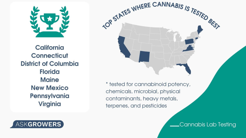 Top States Where Cannabis Is Tested the Best