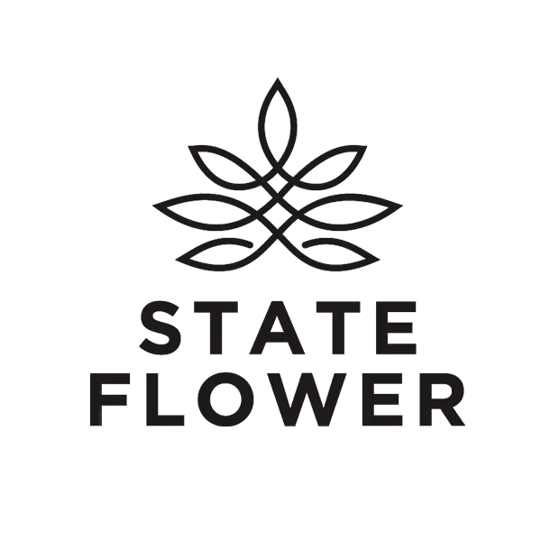 State Flower Cannabis Logo