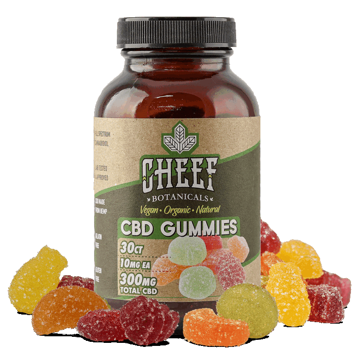Best Vegan CBD Gummies, 300mg: 5 Tasty Flavors and Highly Potent! logo