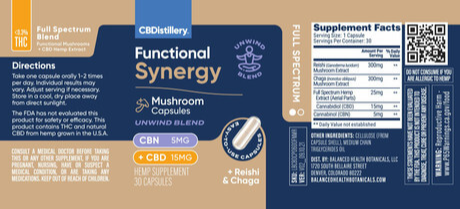 Functional Synergy Unwind Mushroom image3