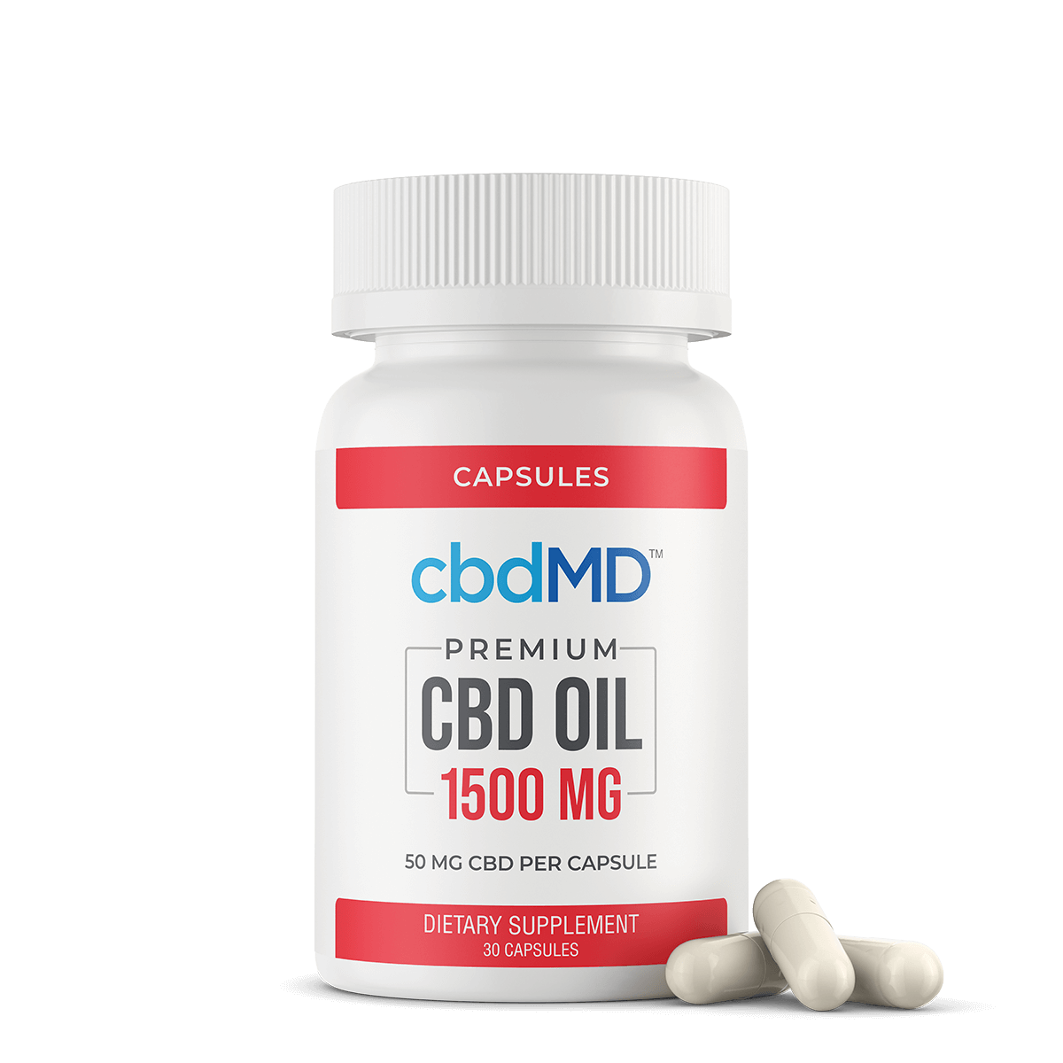 CBD Oil Capsules - 1500 mg - 30 Count logo