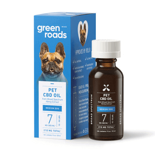 Green Roads Medium Dog Oil Drops CBD Pet - (30ml) 210mg logo