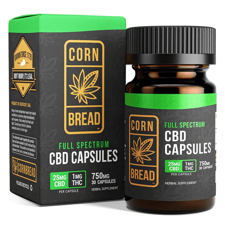 Cornbread Full Spectrum CBD Capsules 750 mg image