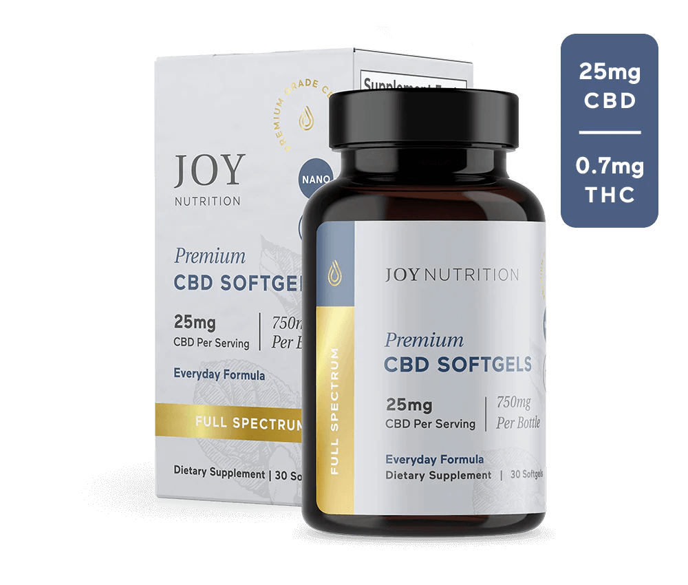 Joy Organics Full Spectrum THC CBD Softgels 750 mg image