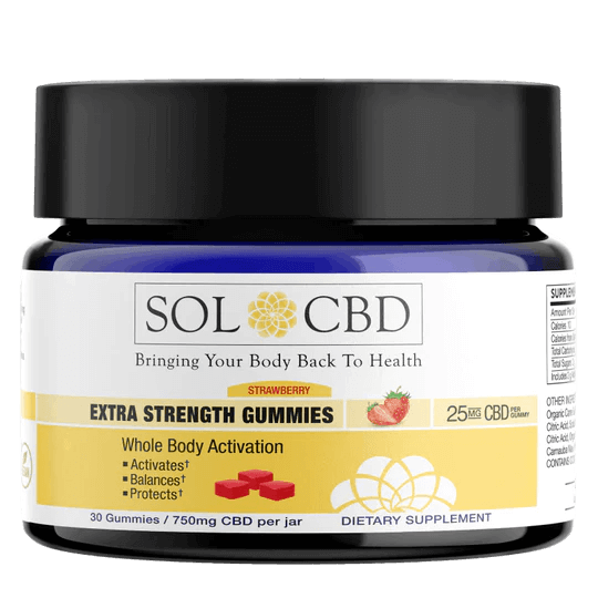 Sol CBD Extra Strength CBD Gummies 750 mg image