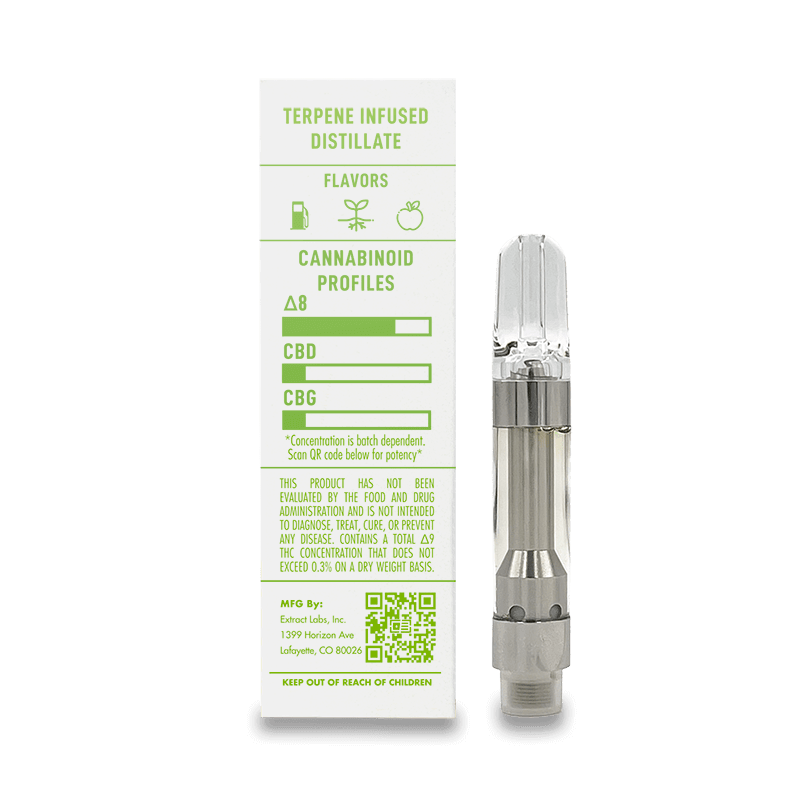 Extract Labs Delta 8 Cart Apple Fritter 120 mg image 2