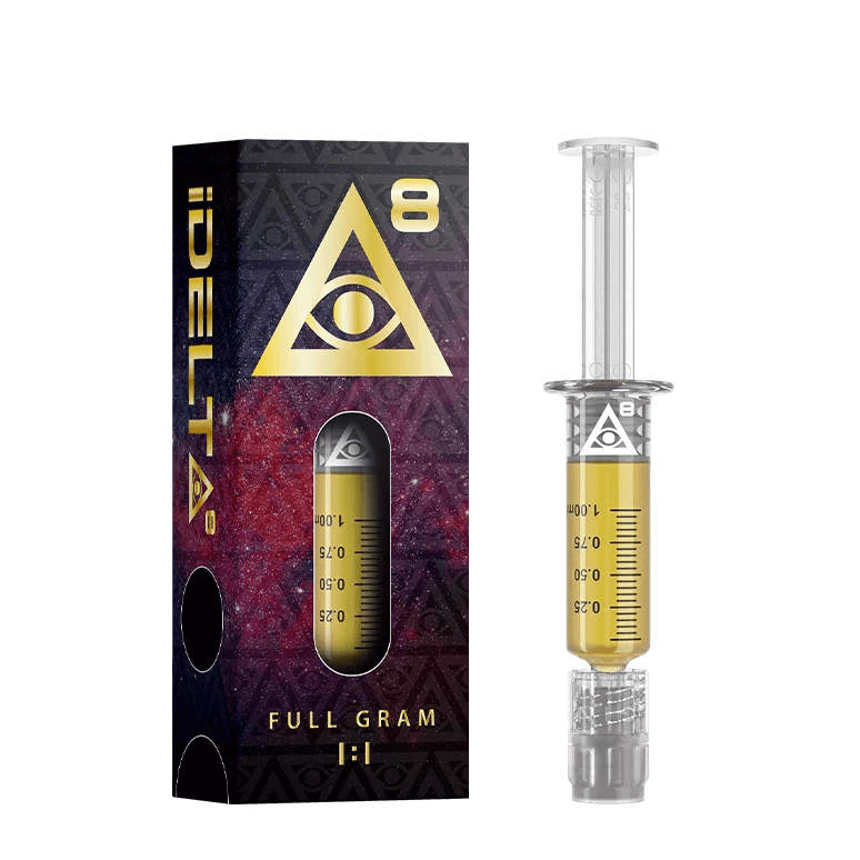 Syringe Gold Delta 8 CBD Full logo