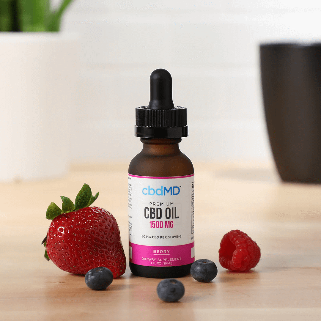 CBD Oil Tincture - Berry - 1500 mg - 30 mL logo