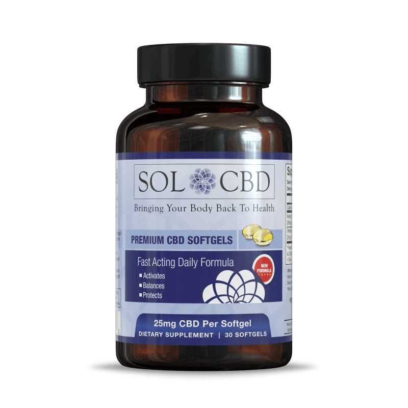 Sol CBD Nano CBD Softgels image