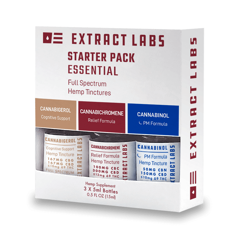Extract Labs Cannabinoid Essential Oils Starter Pack Full Spectrum 617 mg image