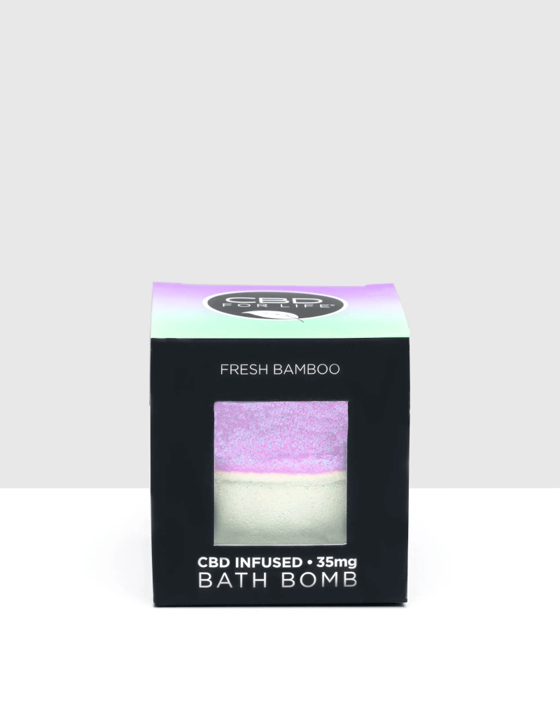 CBD Bath Bomb Fresh Bamboo logo