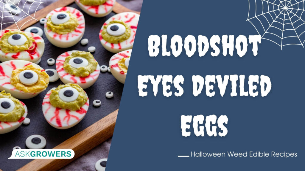 Bloodshot Eyes Deviled Eggs