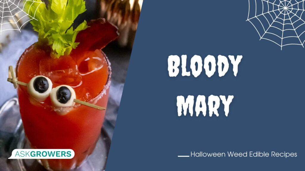 Bloody Mary Infused With Cannabis Tincture