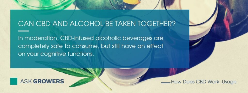 Can CBD and Alcohol Be Taken Together