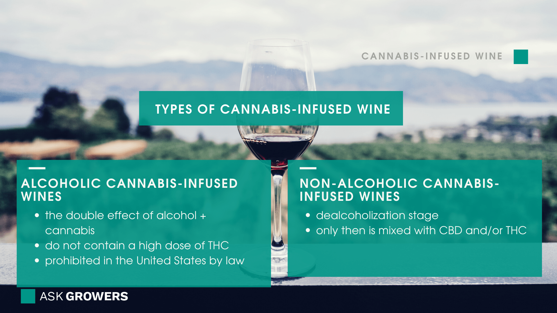 cannabis-infused wine AskGrowers