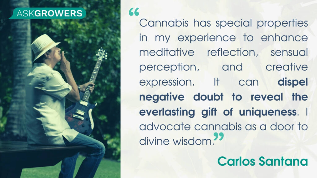 Celebrity Quotes About Their Cannabis Brands: Carlos Santana
