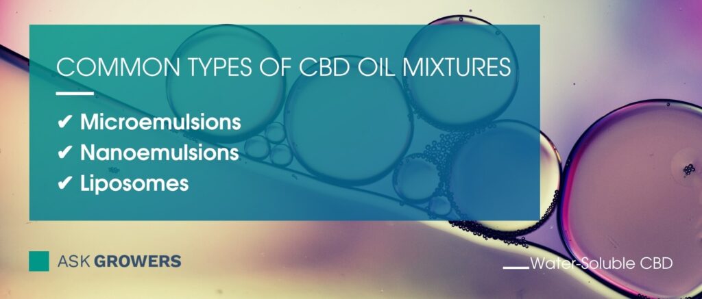Common Types of CBD Oil Mixtures