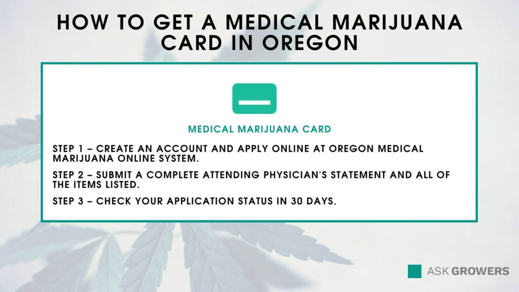 How to get a medical marijuana card in Oregon