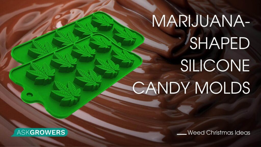 Marijuana-Shaped Silicone Candy Molds