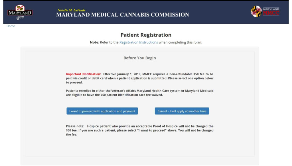 MMCC program registration