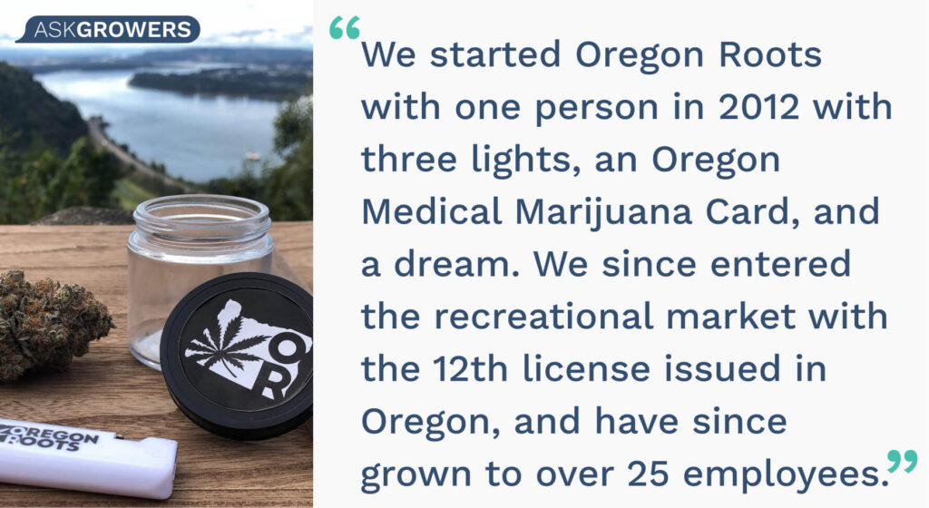 Oregon Roots interview quote