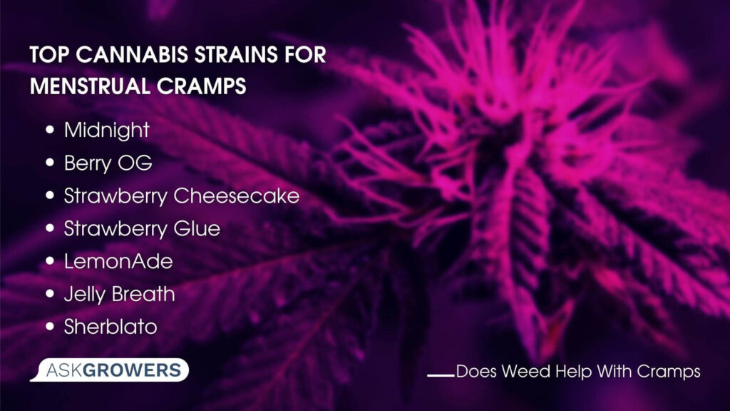 Top Cannabis Strains for Menstrual Cramps