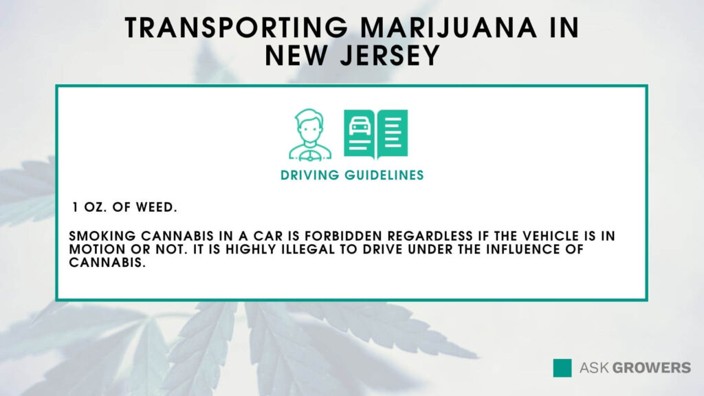 Transporting Marijuana in New Jersey