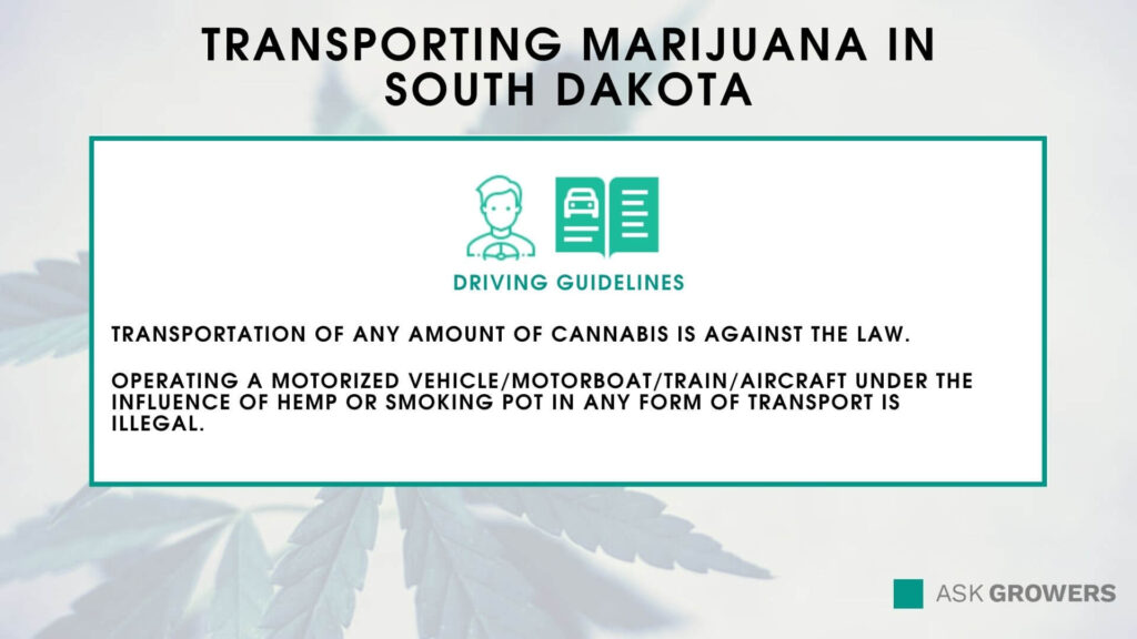 Transporting Marijuana in South Dakota