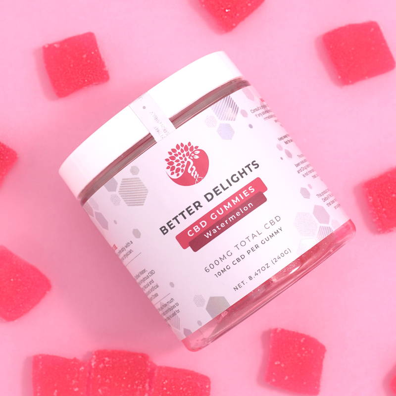 Isolate CBD Sour Candy Gummies • 600mg • 60ct logo
