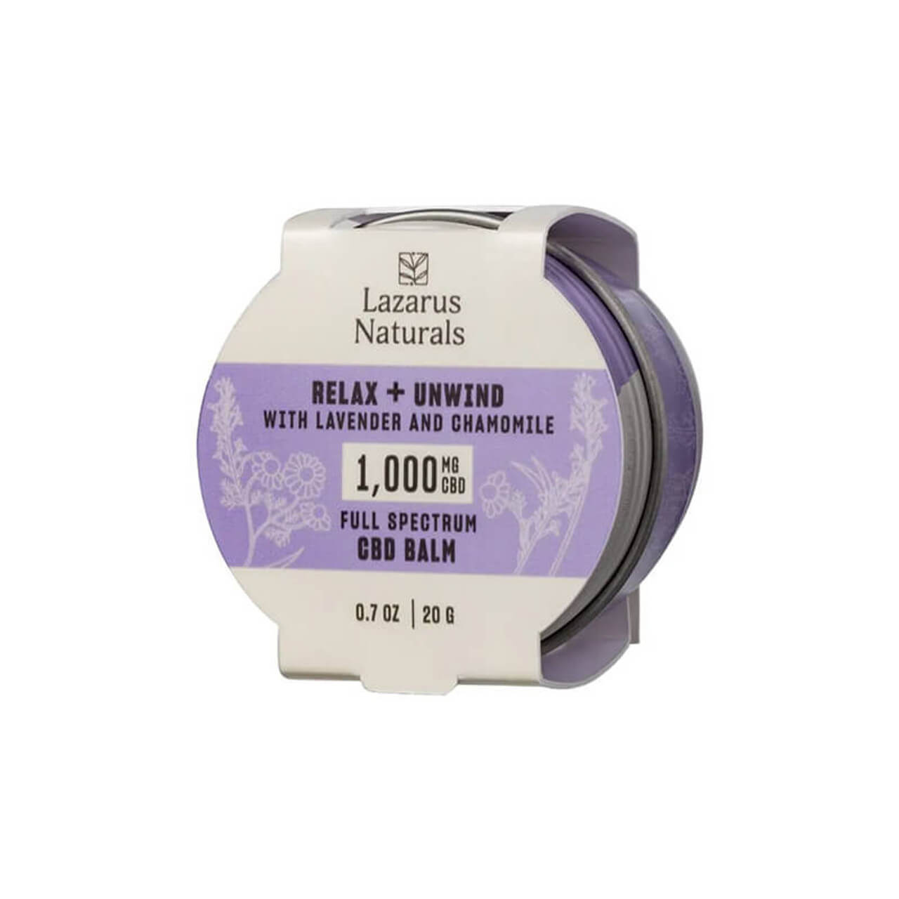 Relax Unwind Balm 1000mg logo