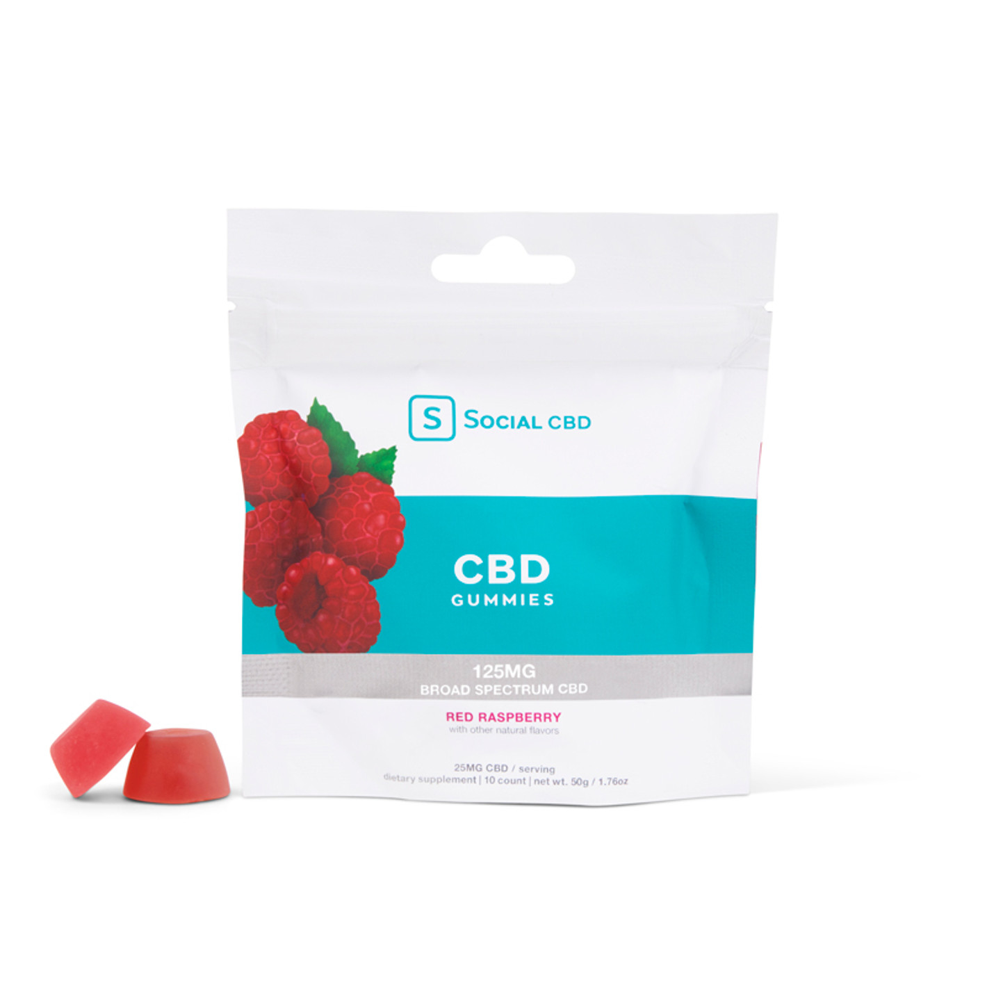 Original CBD Gummies Red Raspberry - 10 Count logo