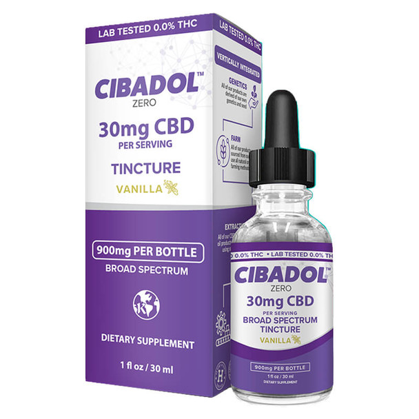 Broad Spectrum CBD Tincture Vanilla 900 mg - 1800 mg logo