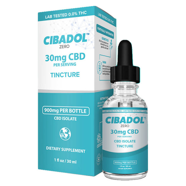 Isolate THC Free Formula CBD Tincture - 900 mg - 7200 mg logo