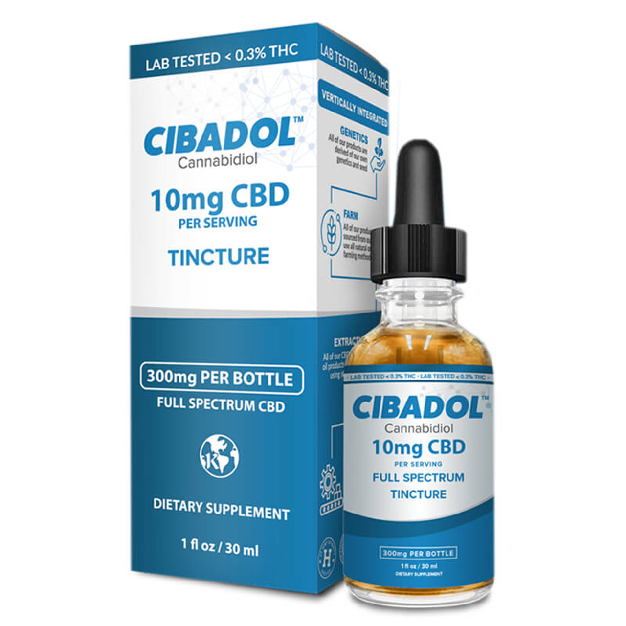 Full Spectrum CBD Tincture 300 mg, 900 mg, 1800 mg logo