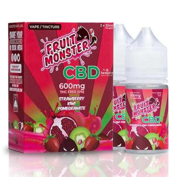 CBD Vape Juice Strawberry Kiwi Pomegranate 600mg logo