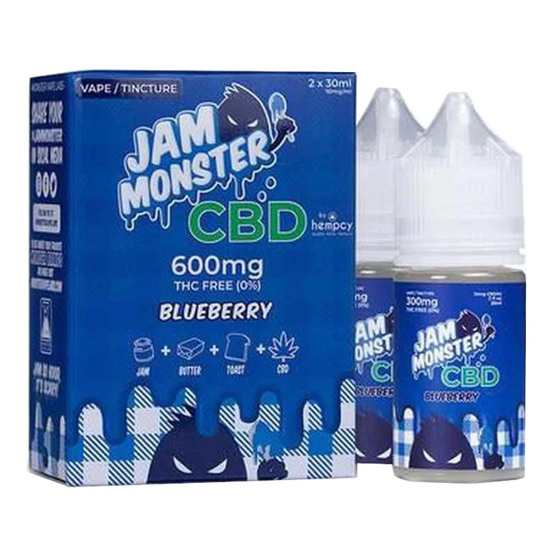 Jam Monster Vape Juice Blueberry 600mg logo