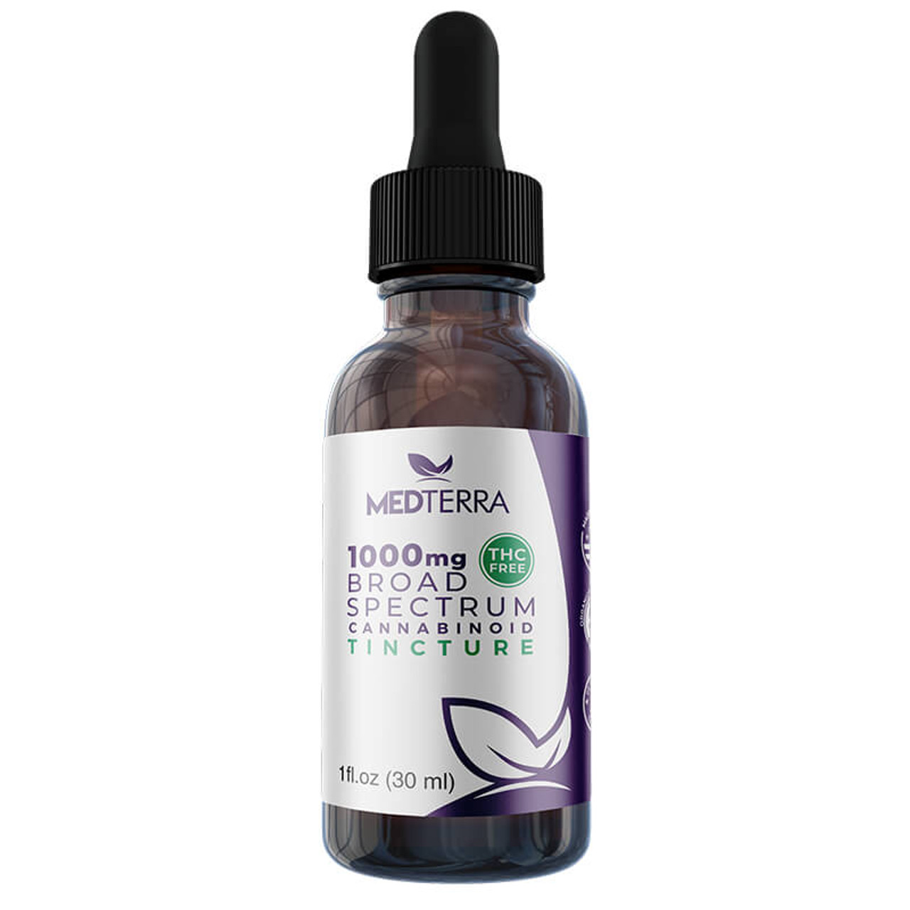 Broad Spectrum CBD Tincture Unflavored 1000 mg, 2000 mg logo