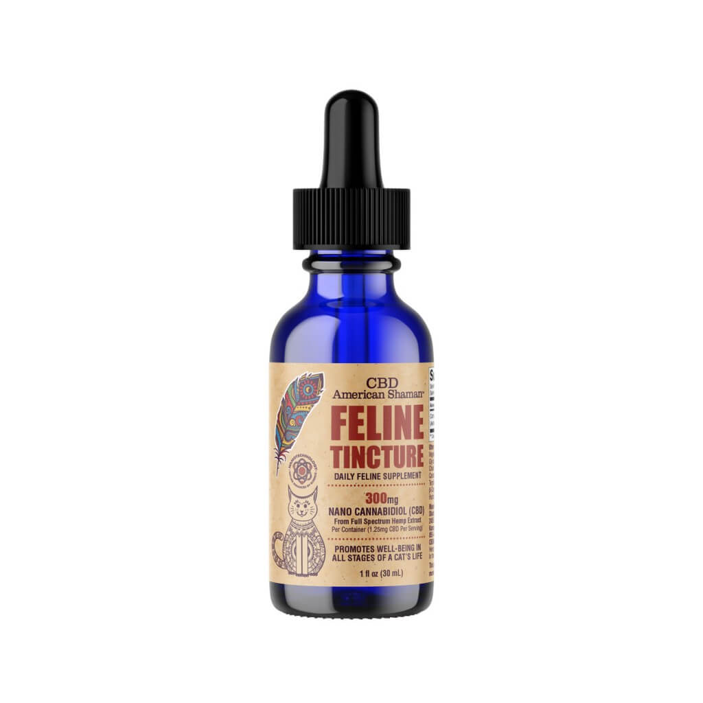 American Shaman Feline CBD Hemp Oil Tincture 300 mg Image