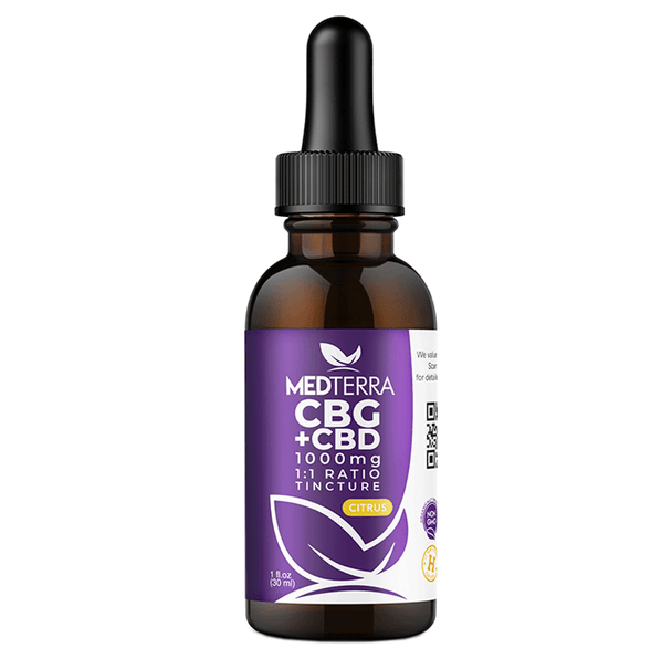 CBD Tincture - CBG+CBD Isolate 1:1 Ratio - 1000 mg, 2000 mg logo