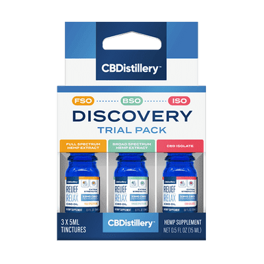 CBDistillery Discovery Tincture Pack image1