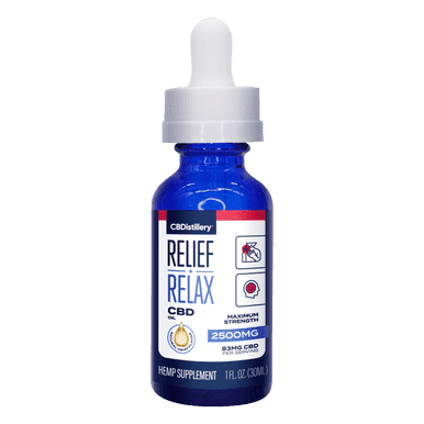 THC-Free Pure CBD Oil Tincture - 2500mg - 30ml logo