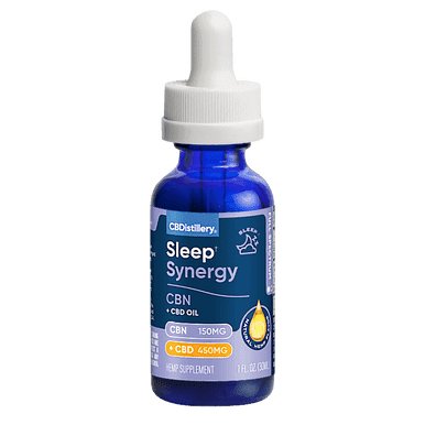 Sleep Synergy CBN + CBD 1:3 Tincture – 150mg CBN + 450mg CBD (Regular Strength) logo