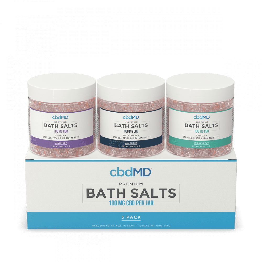 CBD Bath Salts 3 Pack - 4oz 300mg logo