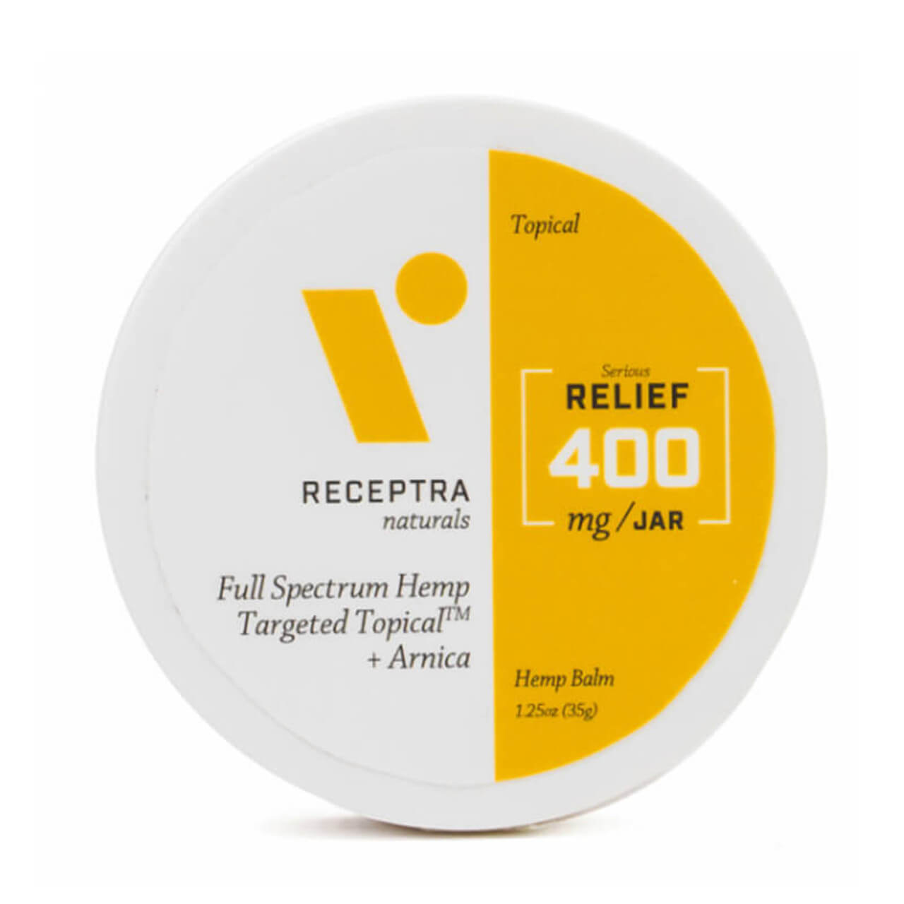 Receptra Naturals Full Spectrum Balm Arnica 400mg