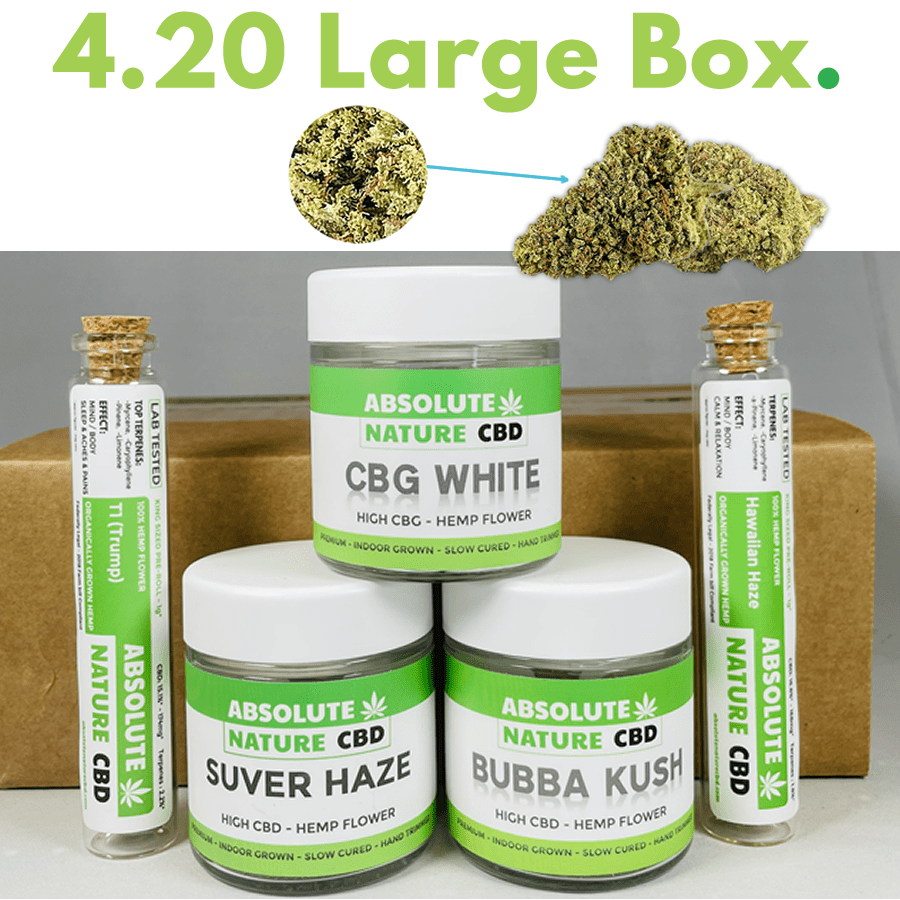 Absolute Nature CBD Large 420 Box CBD Flowers and Pre-rolls
