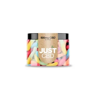 CBD Gummies 500mg Jar Sour Worms logo