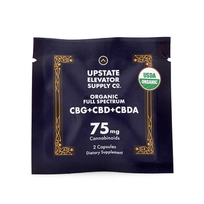 Full Spectrum Capsules CBG:CBD:CBDA Cannabinoids 150mg logo