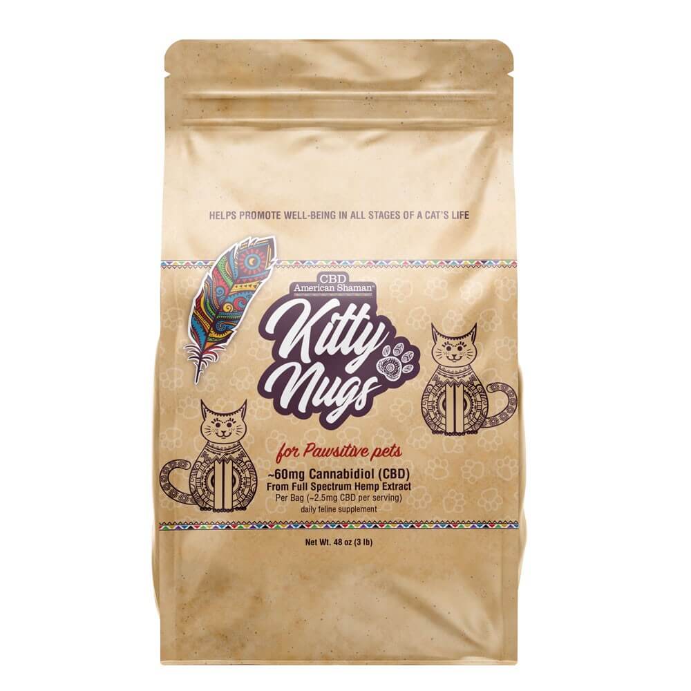 American Shaman CBD Cat Food Kitty Nugs 60 mg Image