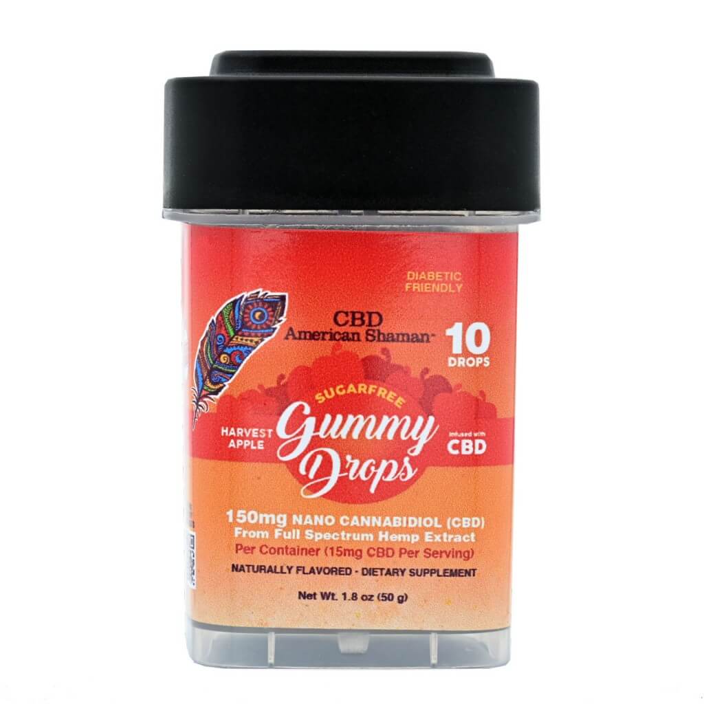 American Shaman Sugar Free CBD Gummy Drops 150 mg Image_2