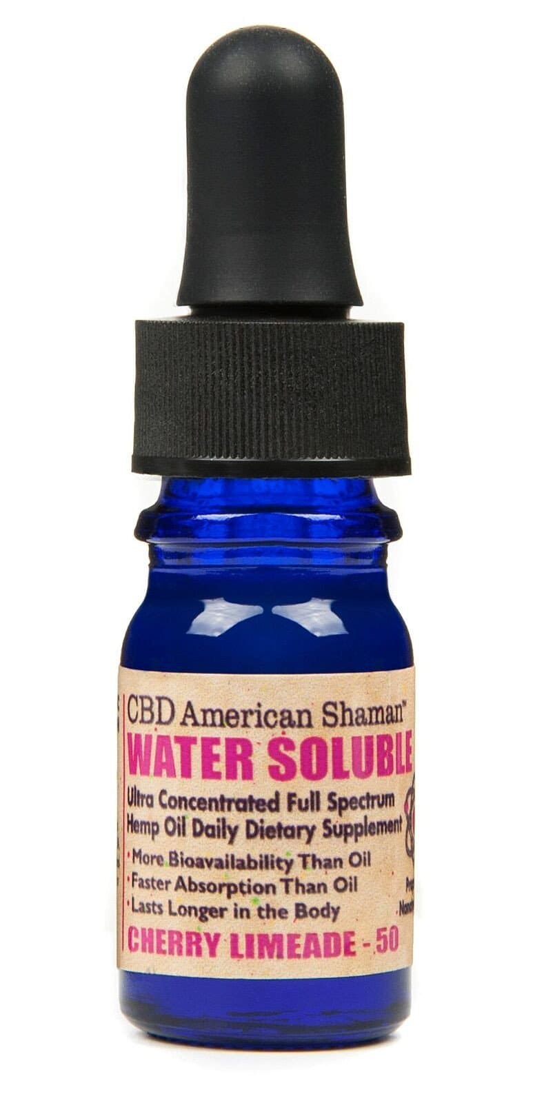 CBD American Shaman Water Soluble, Full Spectrum Hemp Oil (5mL) image1